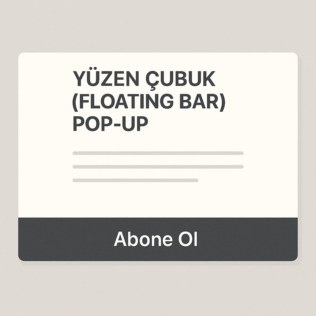 yüzen çubuk pop-up görseli